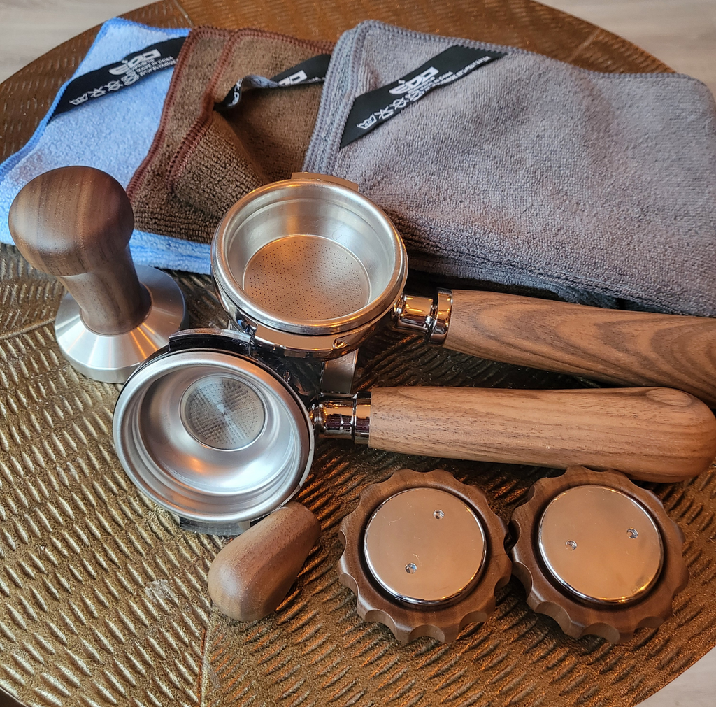 Siebträger Walnuss Erweiterungsset