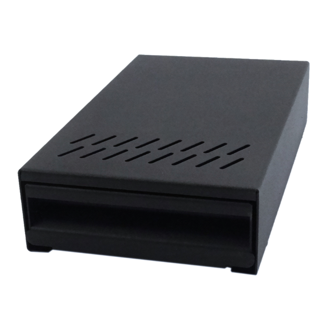 CKDC Ausklopfschublade "GroundsCub EM" - Schwarz (14x24x5.5)