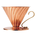 HARIO V60 Filterhalter, Kupfer, 3-4 Portionen