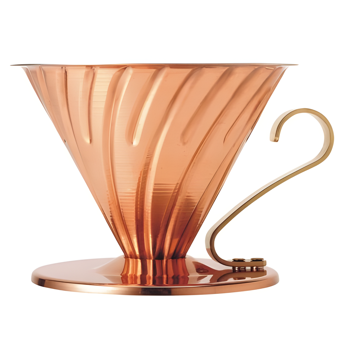 HARIO V60 Filterhalter, Kupfer, 3-4 Portionen