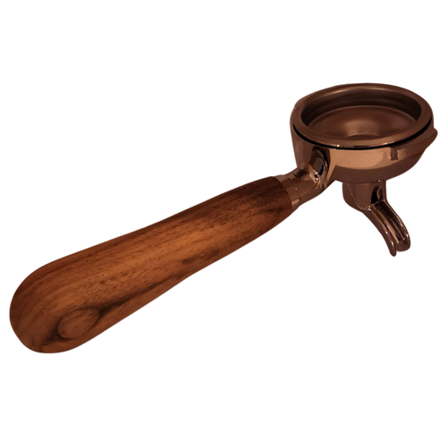 Siebträger mit Walnussholzgriff